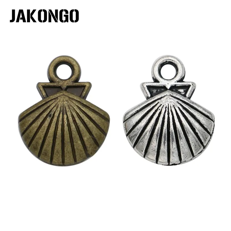 15 шт. посеребренные Подвески в виде морских ракушек|charm pendant|pendants for jewelry makingsilver charm