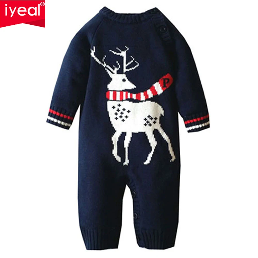 Зимние детские комбинезоны IYEAL плотная детская одежда теплый комбинезон для