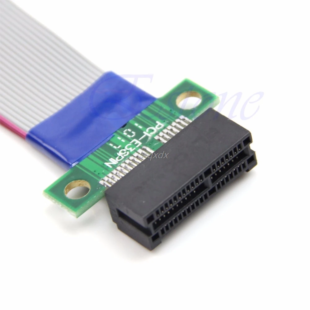 

1PC PCI-e PCIe Riser Card Extender Extension Ribbon Cable Whosale&Dropship