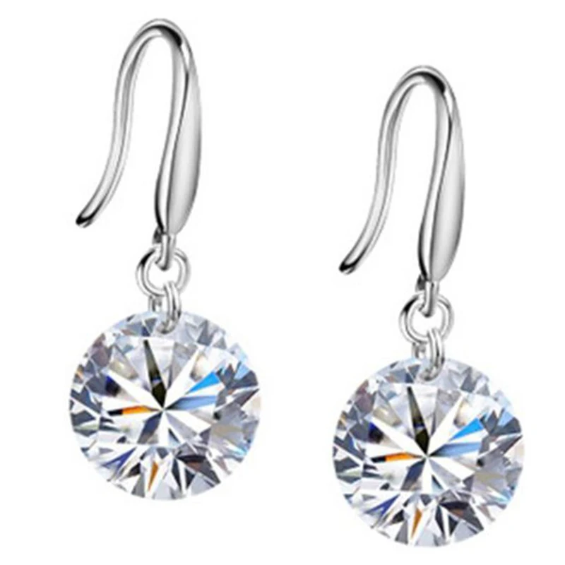 Женские серьги подвески с имитацией кристаллов 1 пара|rhinestone dangle earrings|dangle earringsfashion