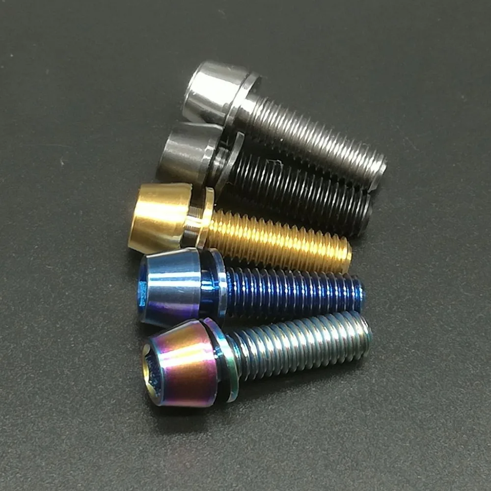 Титановый шестигранный болт с коническим дисковым тормозом 5 цветов 2