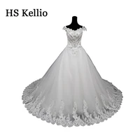 hs kellio design luxury wedding dress off shoulder beaded crystals bridal dresses vestido de novia