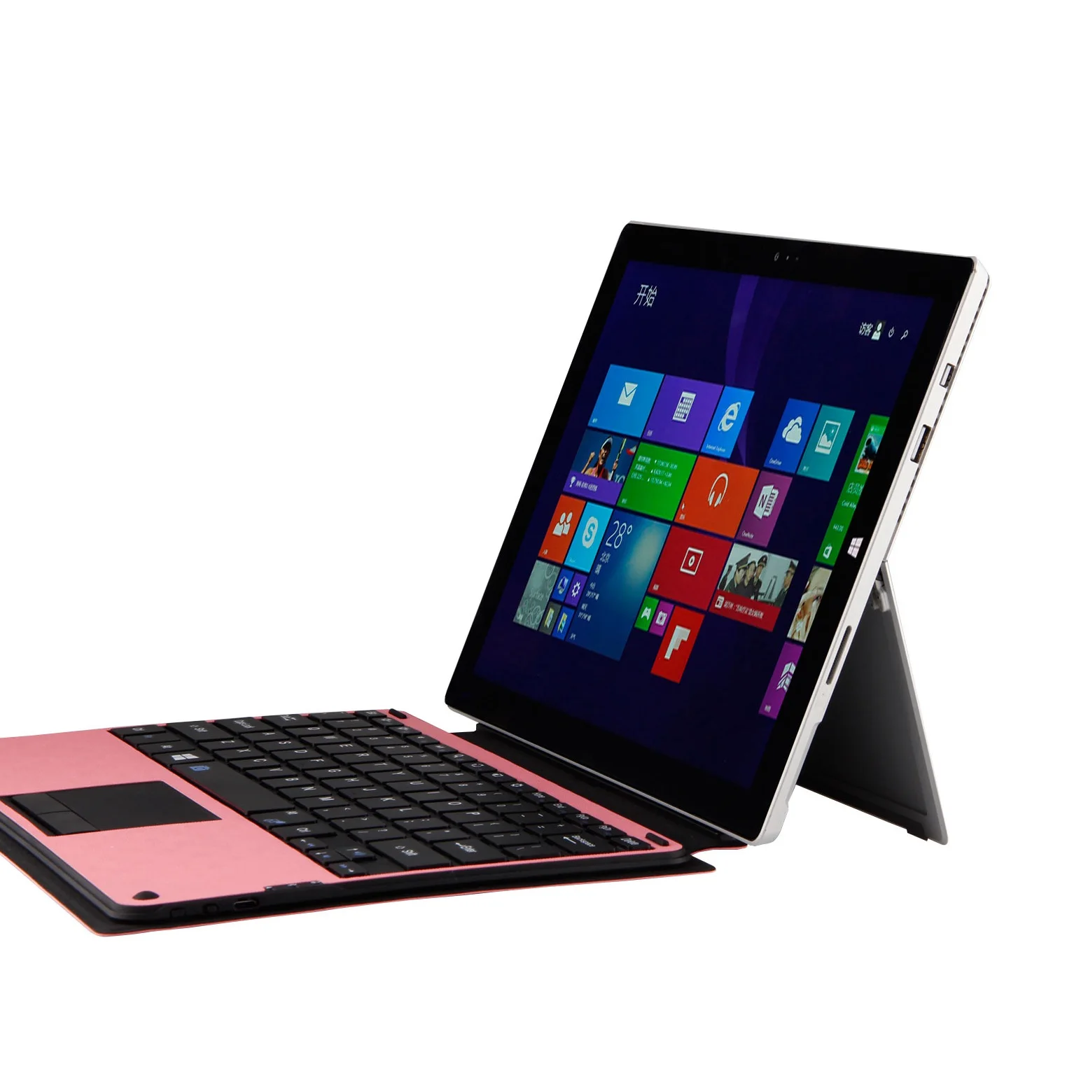 Для Microsoft Surface Pro 3/Pro 4 Беспроводная bluetooth клавиатура чехол для 3 планшет флип с