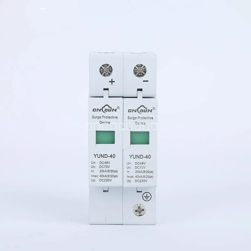 SPD 20KA-40KA 2P DC стабилизатор Напряжения DC 12 В 24 в 48 в 60 в 70 в 110 В 220 в источник питания устройство защиты от перенапряжения