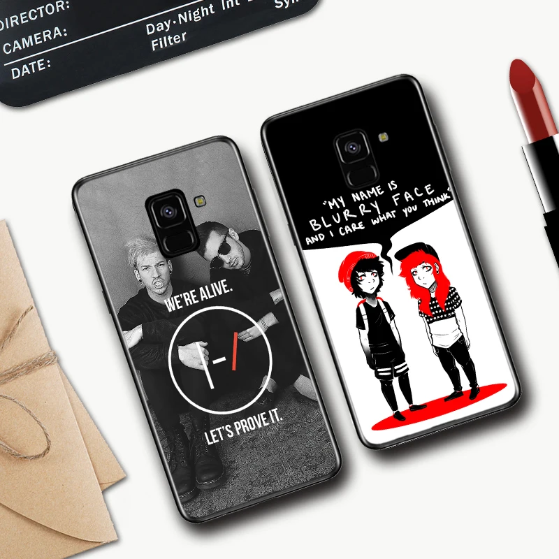 Силиконовый чехол twenty one pilots Тайлер Джозеф для Samsung A2 Core A3 A5 A6 Plus A7 A8 A9 A10 A30 A50 A60 A70 A10S