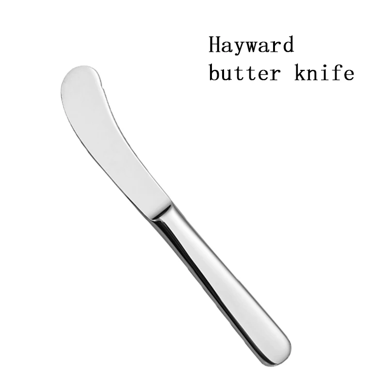 Hayward butter knife Нержавеющая сталь нож для масла и сыра десертное варенье разбрасыватель удобрений крем Ножи s утварь, столовые приборы кондитерского инструмента для завтрака тоста инструмент - Цвет: Hayward butter knife