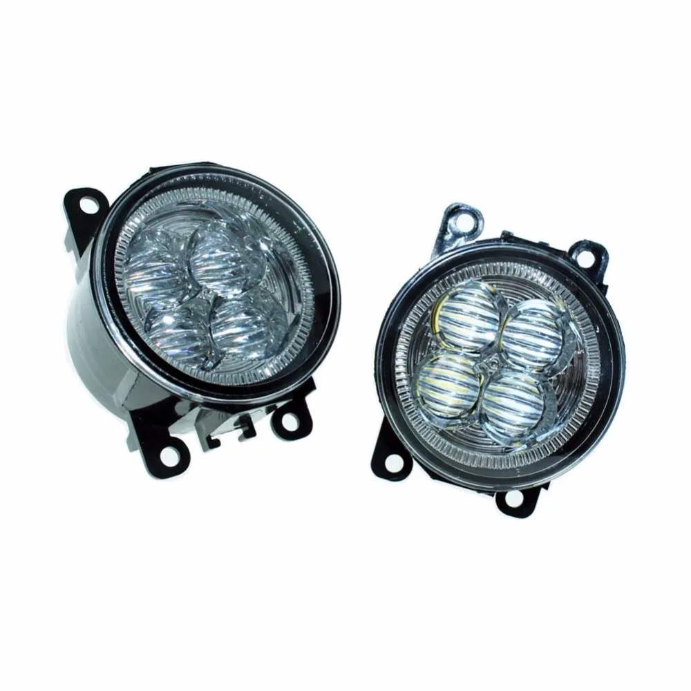 

For LAND ROVER FREELANDER 2 LR2 2006-2014 Car Styling Front Bumper LED Fog Lights High Brightness DRL Driving fog lamps 1set