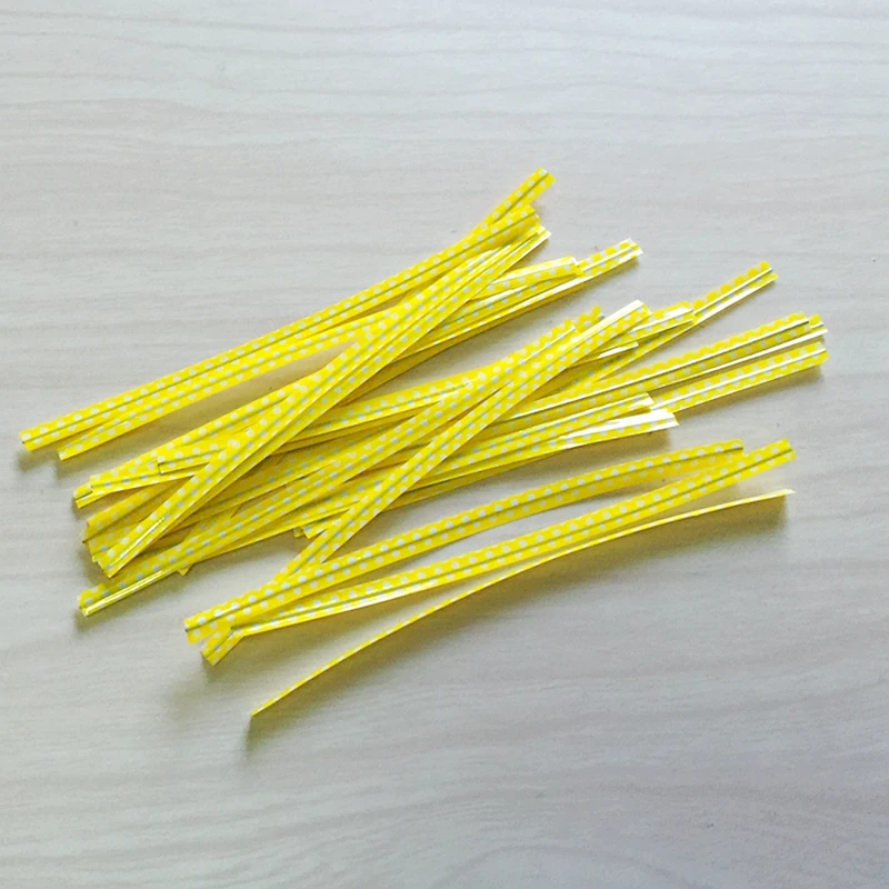 Оптовая продажа (1000 шт./лот) упаковка для выпечки нить упаковки леденцов 6 цветов в