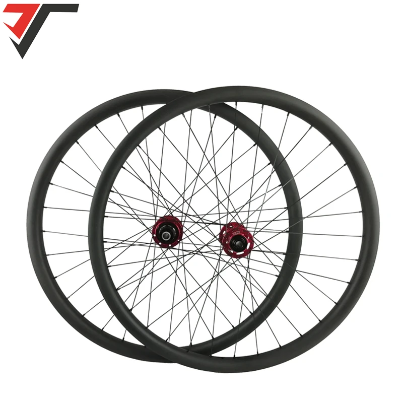 27.5er boost mtb tubeless carbon wheels Factor XD601S XD602 hubs 15*110mm 12*148mm AM 35mm width 650B mountain bike wheelset 32H |