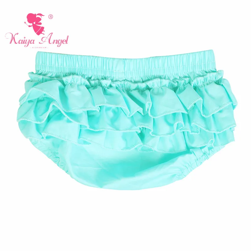 Kaiya Angel зеленые топы с оборками и шорты 2 предмета летняя одежда для маленьких