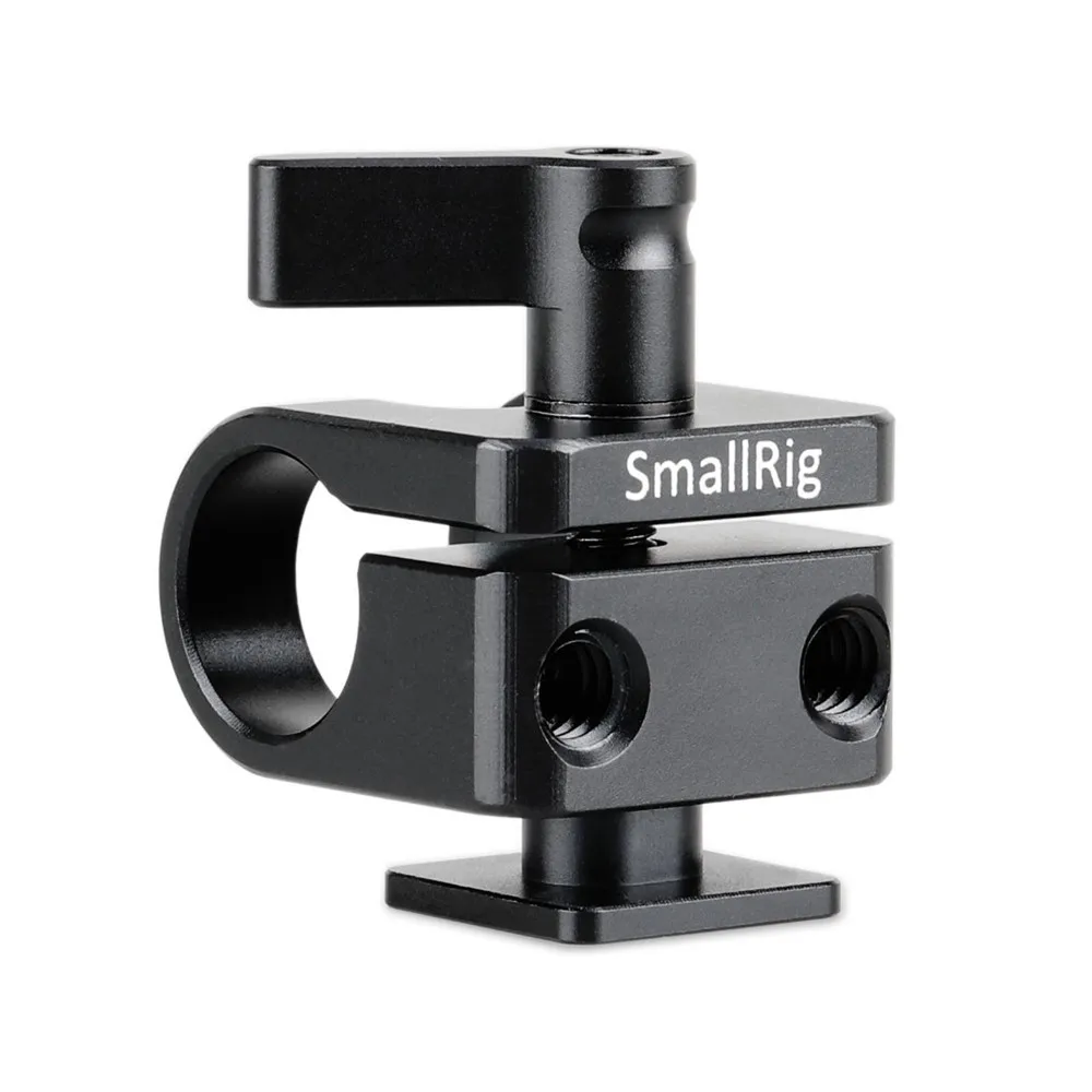 SmallRig Стандартный мм 15 мм стержень зажим с горячий башмак крепление для Универсальный DSLR камеры башмак аксессуары-1597