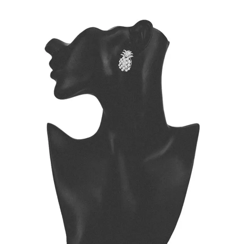 2019 новый простой золотистый ананас серьги гвоздики в форме фруктов имитация