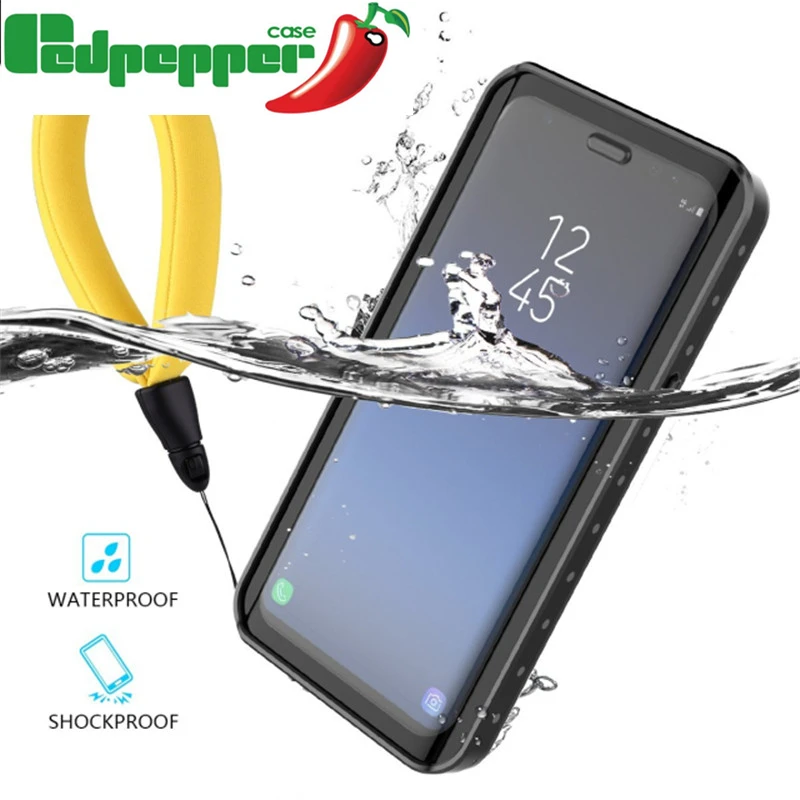 Redpepper Original Waterproof bag Phone Case for Samsung Galaxy S9 Plus Swimming diving Cover note 8 shell coque |