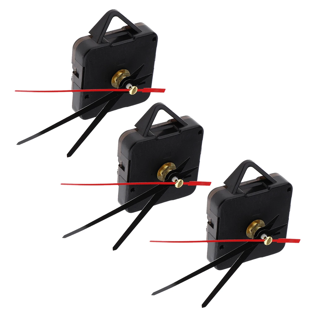 3 шт. длинные указатели кварцевые настенные часы механизм движения с ручным