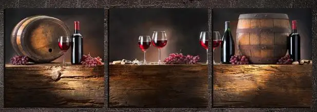 Современный стены искусства дома украшения живопись маслом картины 3 шт.