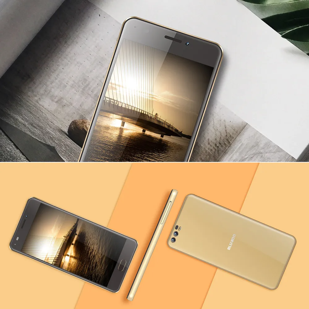 BLUBOO D2 5 2 ''смартфон 3G mtk6580a четыре ядра Android 6 0 1G RAM 8G ROM телефона двойной сзади
