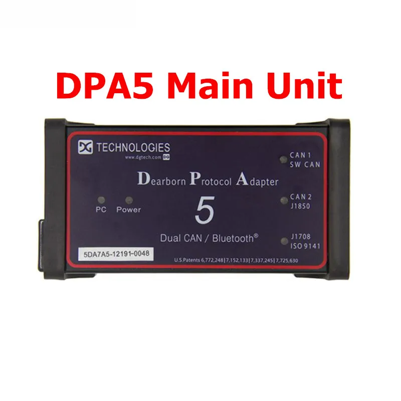 main unit Без Bluetooth Dpa5 Dearborn Protocol Adapter 5 сверхмощный грузовик сканер CNH DPA 5 работает для мульти-брендов многоязычный - Цвет: main unit