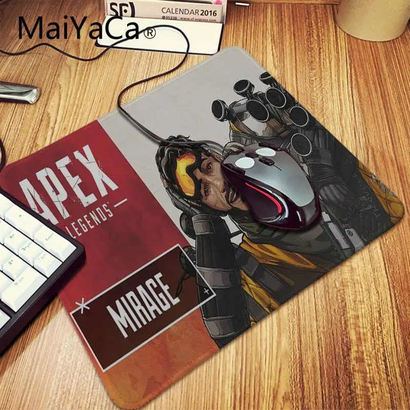 Lock Edge 18x22cm Maiyaca apex legends прочный резиновый коврик для мыши alfombrilla игровой коврик для мыши xxl скоростная клавиатура Коврик для мыши ноутбук ПК Настольный коврик - Цвет: Lock Edge 18x22cm