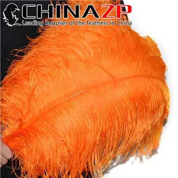 orange Секс карнавальный костюм от chinazp Feathers большой страусиное перо 50 шт белый и 120 шт Черный отбеленный для продажи - Цвет: orange