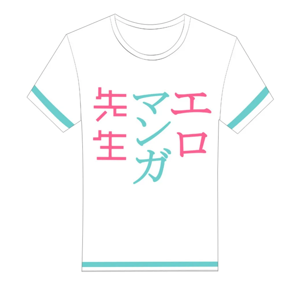 

Аниме "Eromanga-Sensei" футболка Sagiri Izumi летняя футболка с короткими рукавами для мальчиков, Маскарадные костюмы, высокое качество