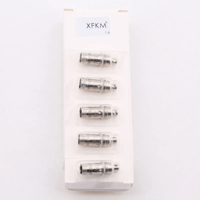

5pcs/pack XFKM- Coil 1.6 1.8ohm Coil Head for bvc Nautilus Mini /K3/Triton Mini Coil Nautilus 2