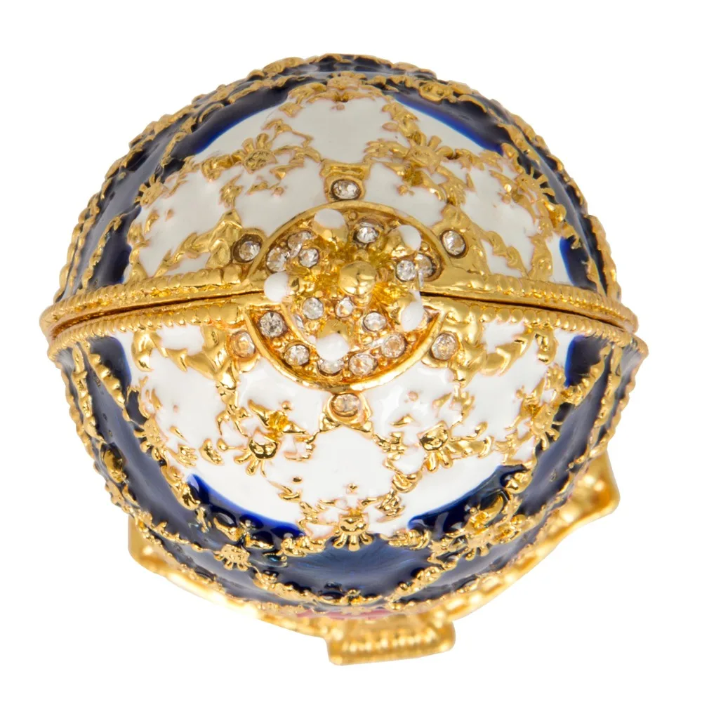 

FLETCHER Brand Beautiful Colorful Russia Faberage Eggs for Jewelry Box