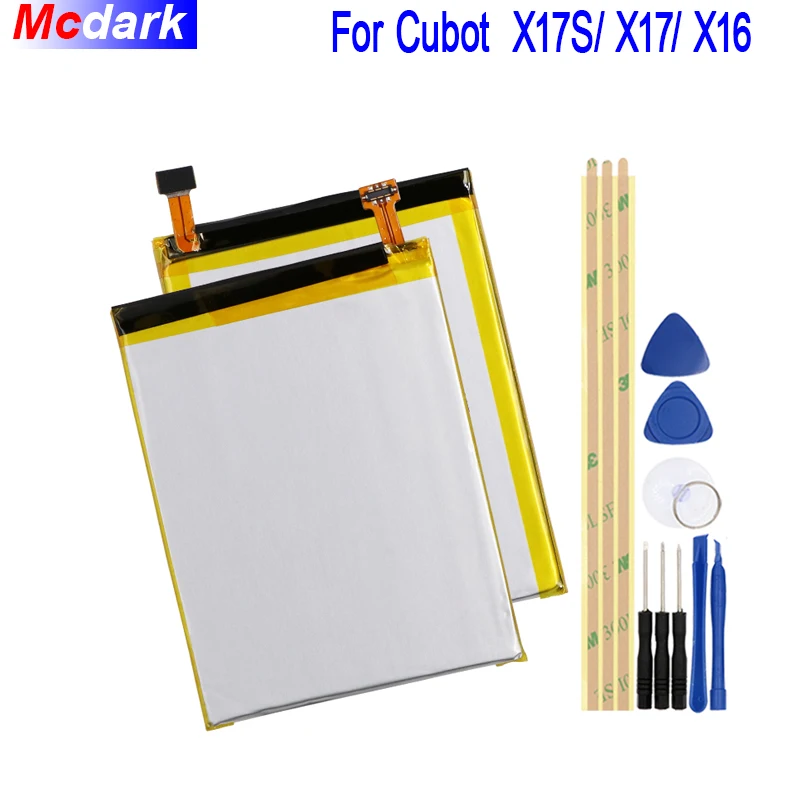 Mcdark аккумулятор 2500 мАч для Cubot X17 S X17 X16 аккумулятор АККУ ACCU PIL мобильного телефона с инструментами