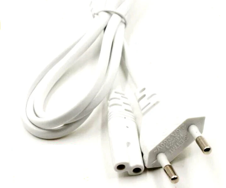 Белый цвет м Рисунок 8 C7 в ЕС Европа Европейский 2-контактный 2 зубец круглый