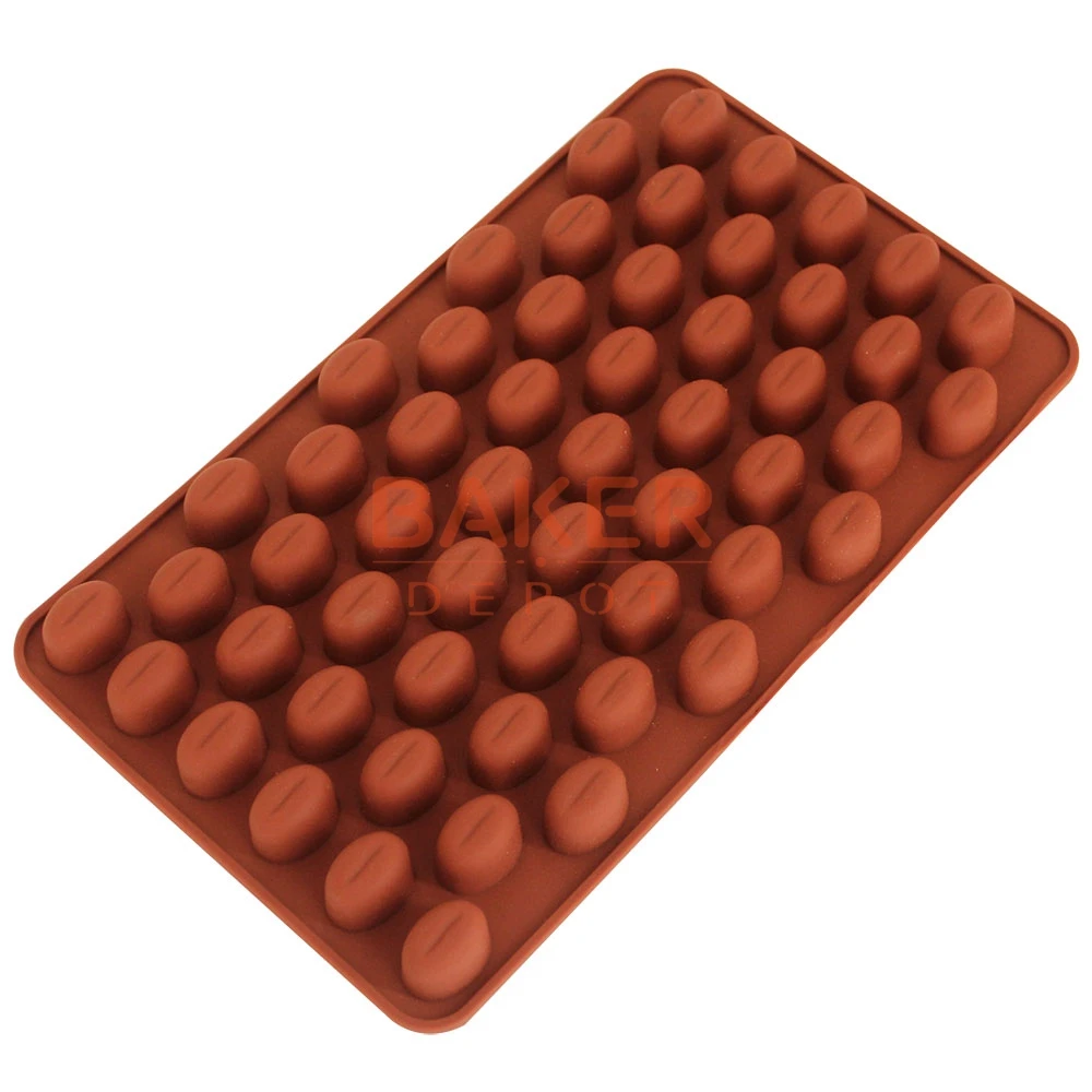 BAKER DEPOT силиконовая форма для шоколада мини кофе в зернах конфеты gummy fonfant форма для желе, пудинга Торт Кондитерские украшения инструмент