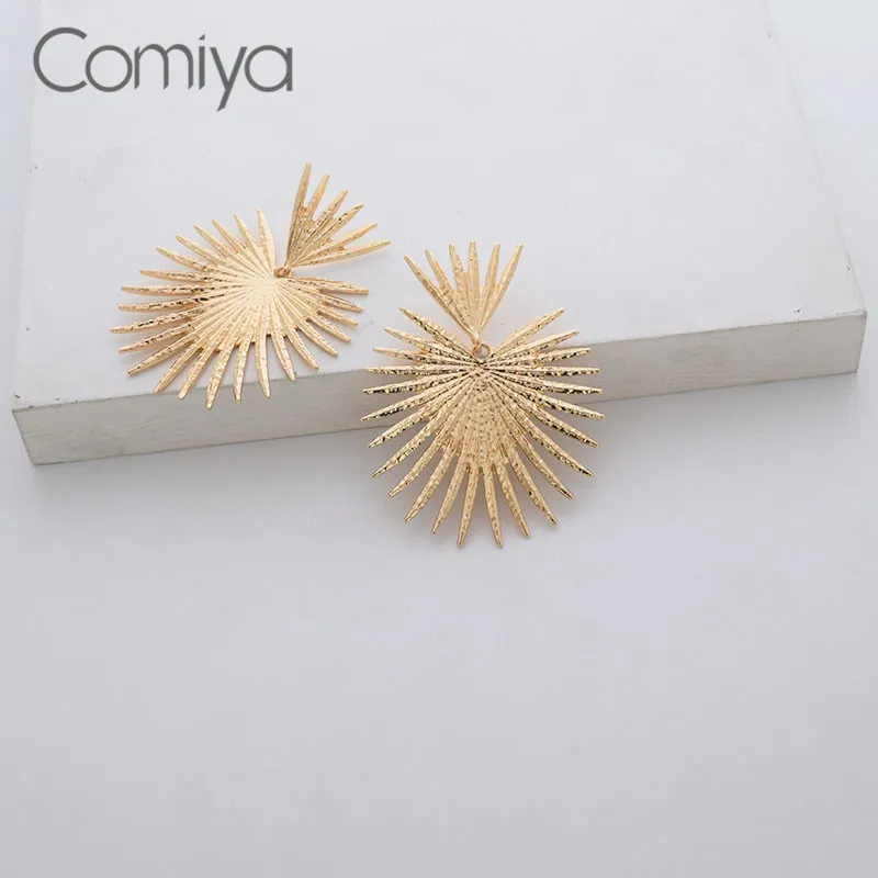 Женские серьги-гвоздики Comiya золотистые серебристые цветные аксессуары серьги с