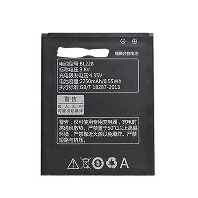 

3.8V 2250mAh BL228 For Lenovo A360T A380T A588T Battery