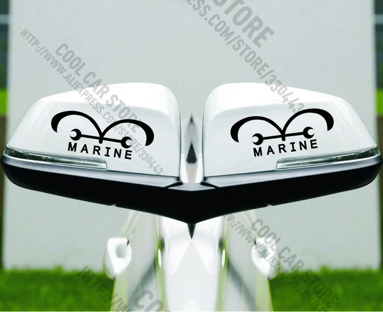 1 пара один предмет морские флаги помеченные отправленные зеркала заднего вида