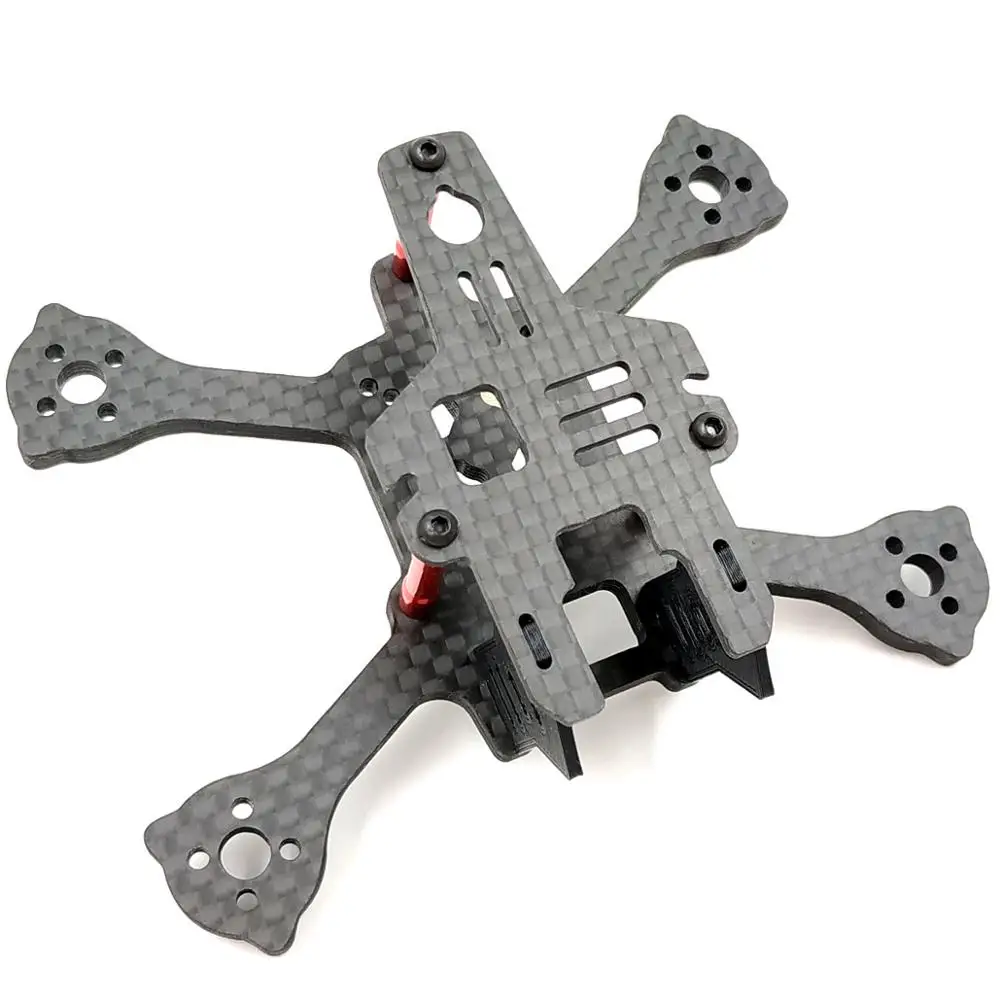 AlfaRC Quark96 2 дюйма FPV гоночный Квадрокоптер рамка Комплект дрона с дистанционным управлением Поддержка Runcam/лисица/CADDX. Штепсельная вилка стандарта США Micro серии F3 F4 2030 2045 2035
