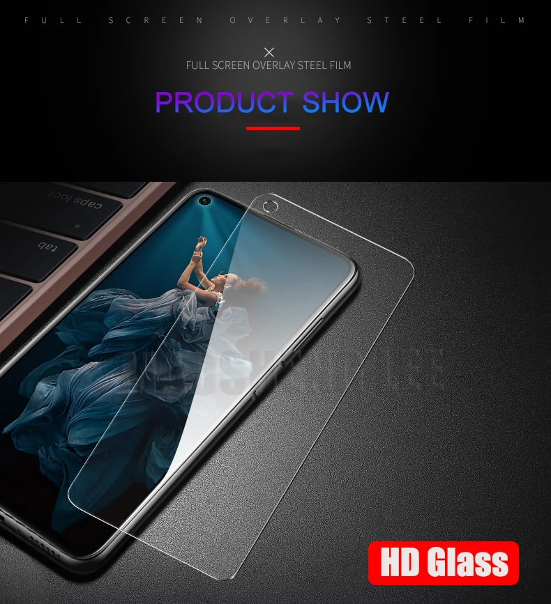 2 шт./лот, закаленное стекло для Huawei Honor 20 Pro, защита экрана 9 H, против Blu-ray, стекло для Huawei honor 20, защитная пленка