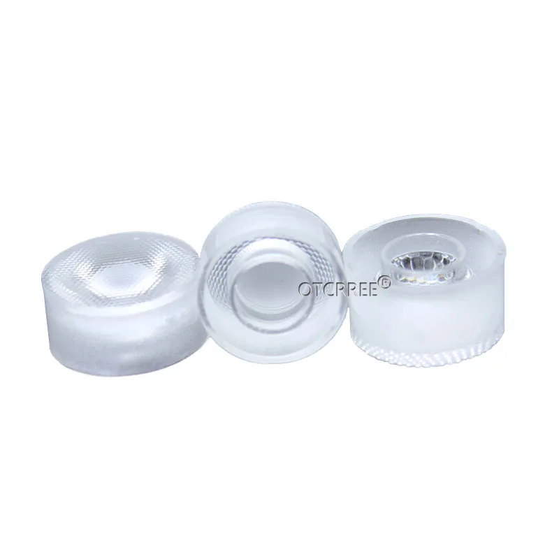 10 100pcs 13.5mm 5050 Cree XML L2 LED Lens 30 60 Degree Optical Grade PMMA Led Holder Plano Reflector Collimator|Линзы| |