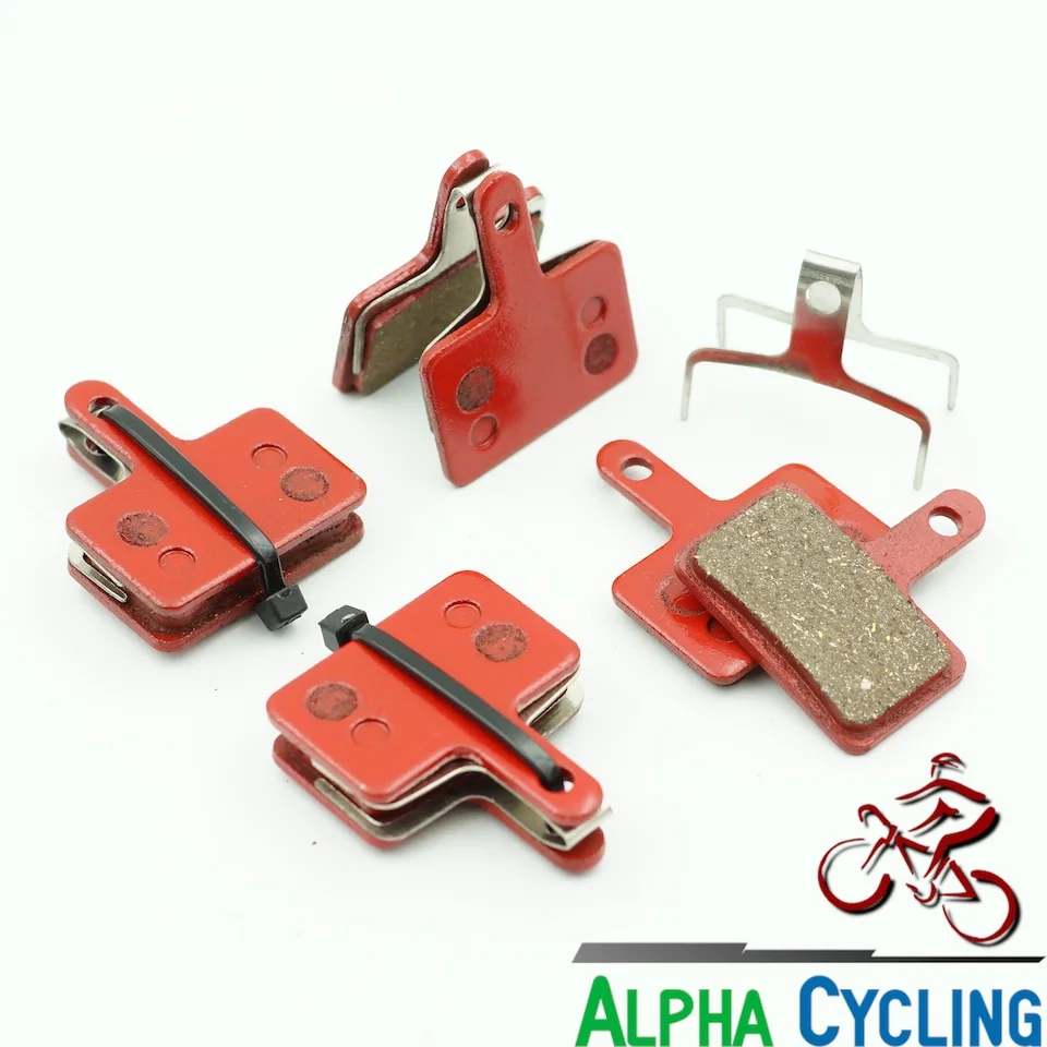 MTB велосипедные дисковые Тормозные колодки для SHIMANO и тормоза 1 пара красный