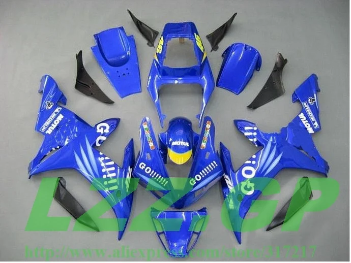 

Injection Fairings for YAMAHA 2002 2003 YZF R1 02 03 YZF1000 YZF-R1 02 03 Blue fairing kit #7H22