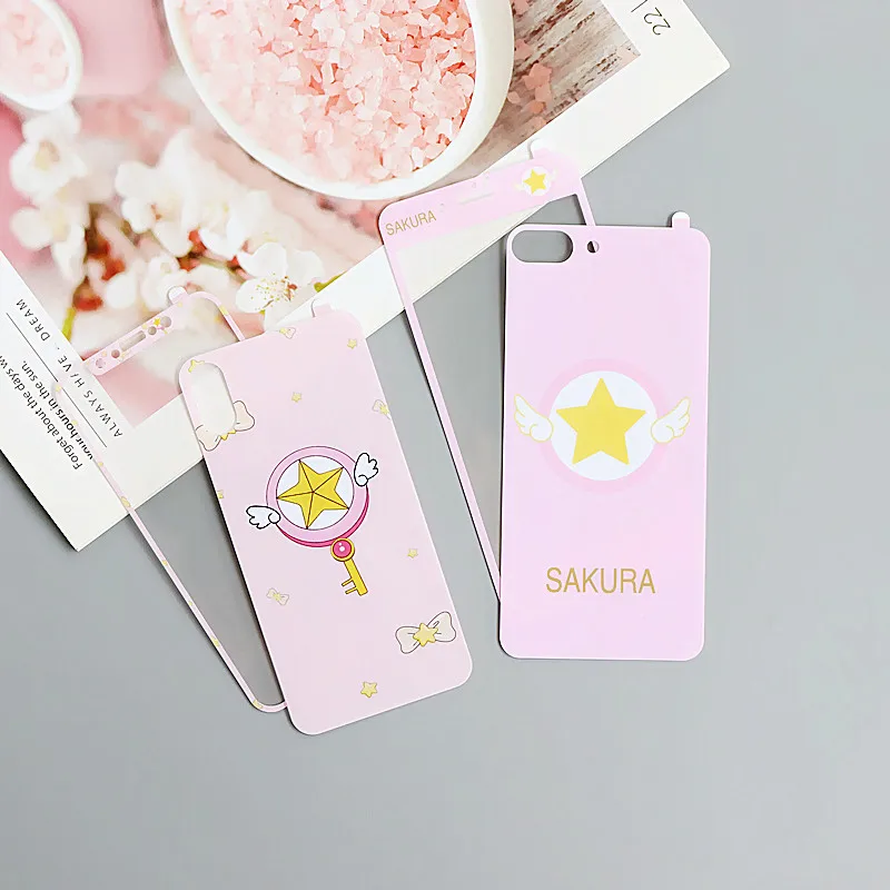 Для iPhone XS Max Sailor moon Sakura пленка для экрана из закаленного стекла (F &amp B) мягкий