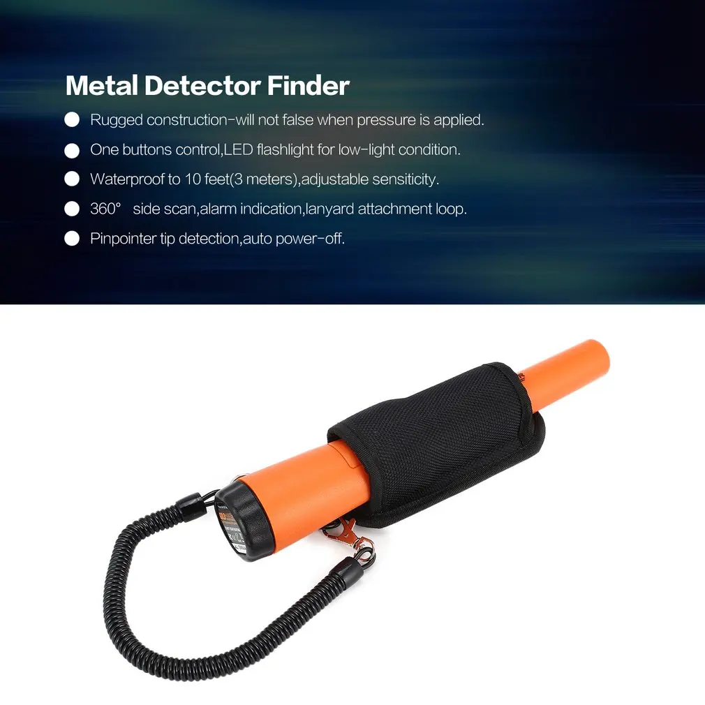 Gold Hunter Suit Professional Pinpointer Metal Detector Finder Underground Scanner Smart Sensor Waterproof Alarm Hunting | Инструменты
