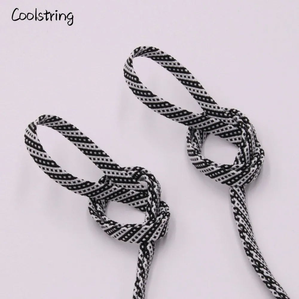 Coolstring 0,7 см уличные тренировочные шнурки для обуви, эксклюзивные Полиэстеровые плоские Саржевые клетчатые теннисные туфли с кружевами, сменные шнурки 60-180