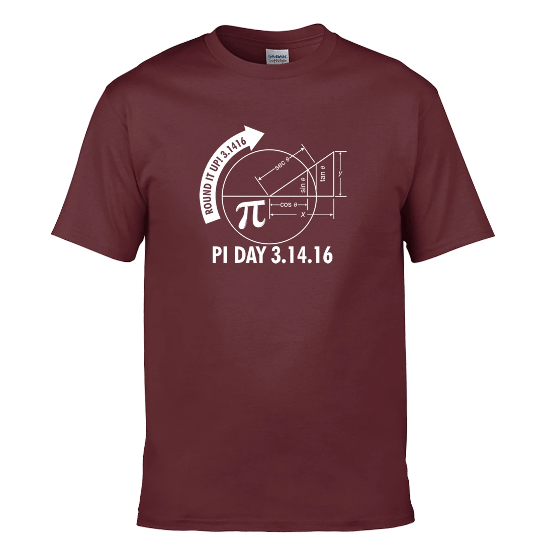 Футболка с коротким рукавом Pi Day 3 1416 летняя мужская футболка из хлопка