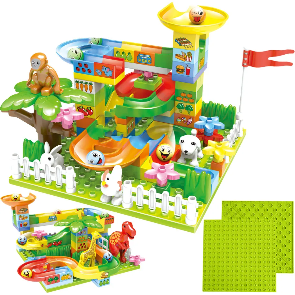 Пластиковые воронки слайд кирпичи большой размер лабиринт Шариковая дорожка