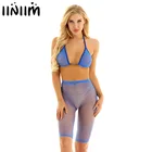 Купальник женский в сеточку iiniim, SMLXL