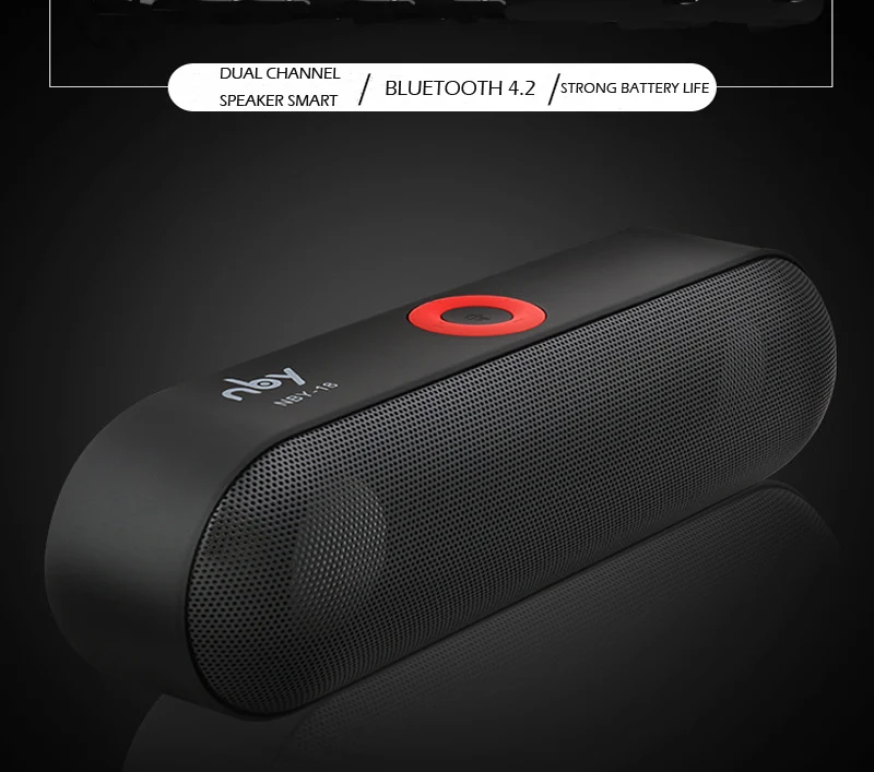NBY 18 Мини Bluetooth динамик портативный беспроводной динамик звуковая система 3D стерео