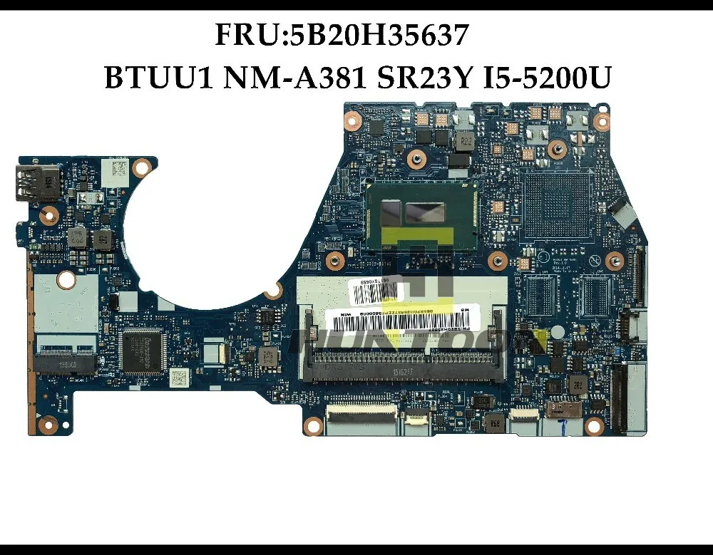 Высокое качество 5B20H35637 для Lenovo YOGA 3 14 материнская плата ноутбука BTUU1 NM A381 SR23Y i5 5200U 2