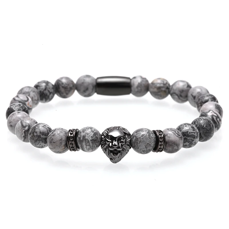 Mcllroy шармы браслет/Мужчины/Женщины/бусины из натурального камня/браслеты со