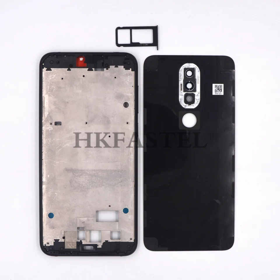 Оригинальный Корпус для Nokia 6 1 Plus X6 мобильный телефон фронтальная ЖК-рамка задняя