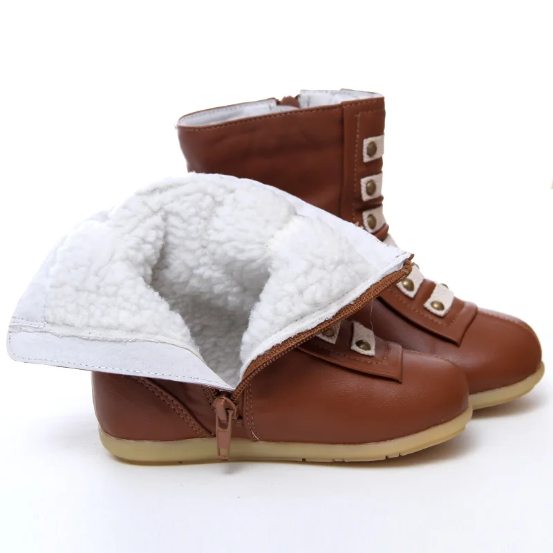 

PU Leather Baby Boots for Girl Toddler Infant Kids Children Snow Boots Winter Baby Boots Boy Newborn Baby Booties And Shoes
