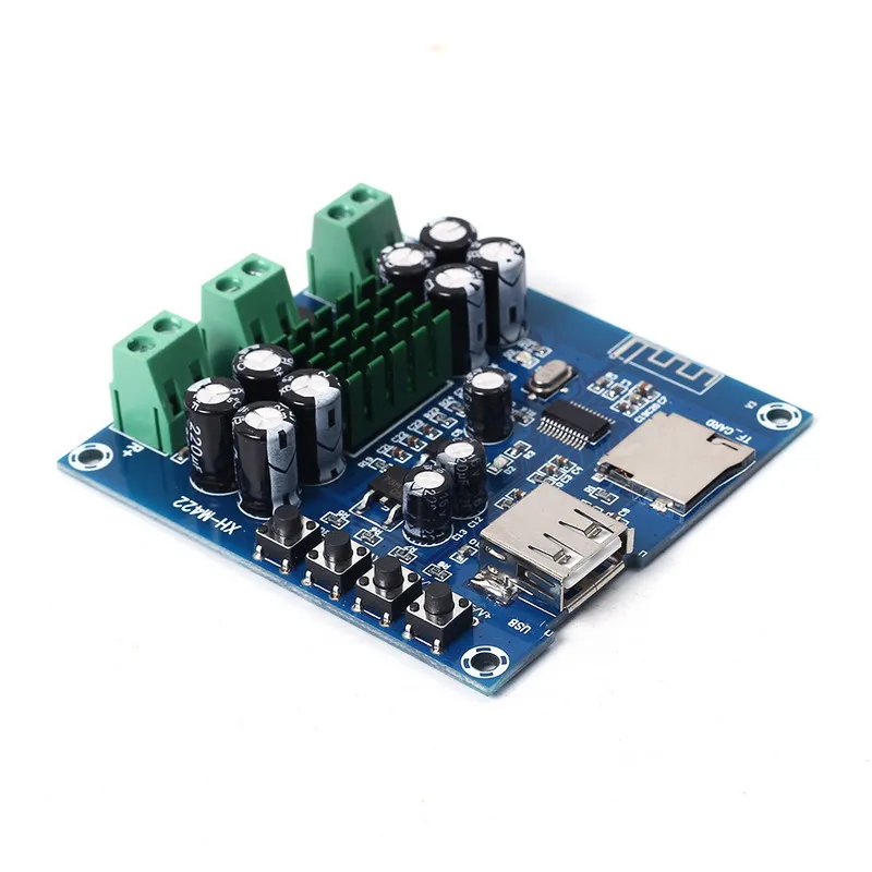 XH-M422 50 Вт + Bluetooth модуль усилителя Поддержка U диск TF карты играть TPA3116D2 * 2 |