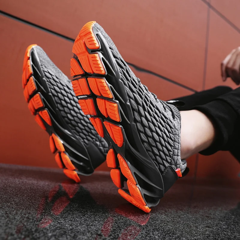Fashion Breathable Basketball Shoes Male Sneakers Mesh high Platform Lace-up Outdoor Walking Footwear zapatillas hombre | Спорт и